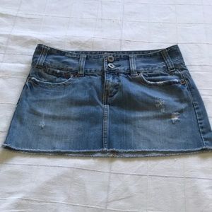 American eagle denim skirt